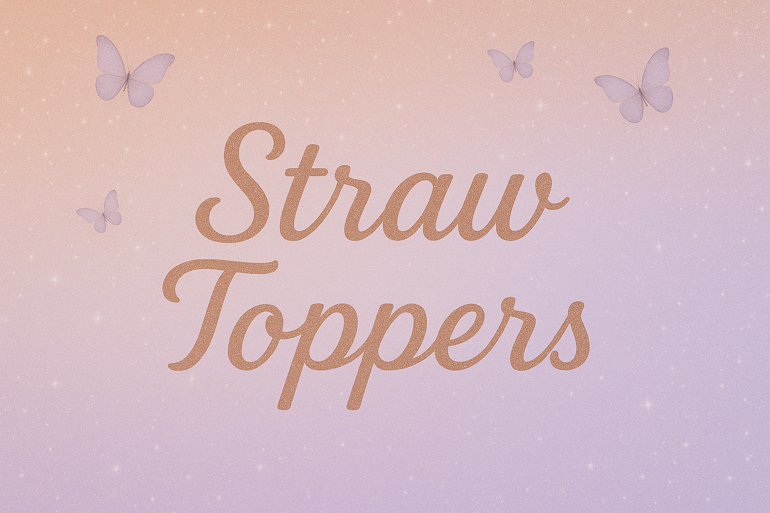 Straw Topper Charms
