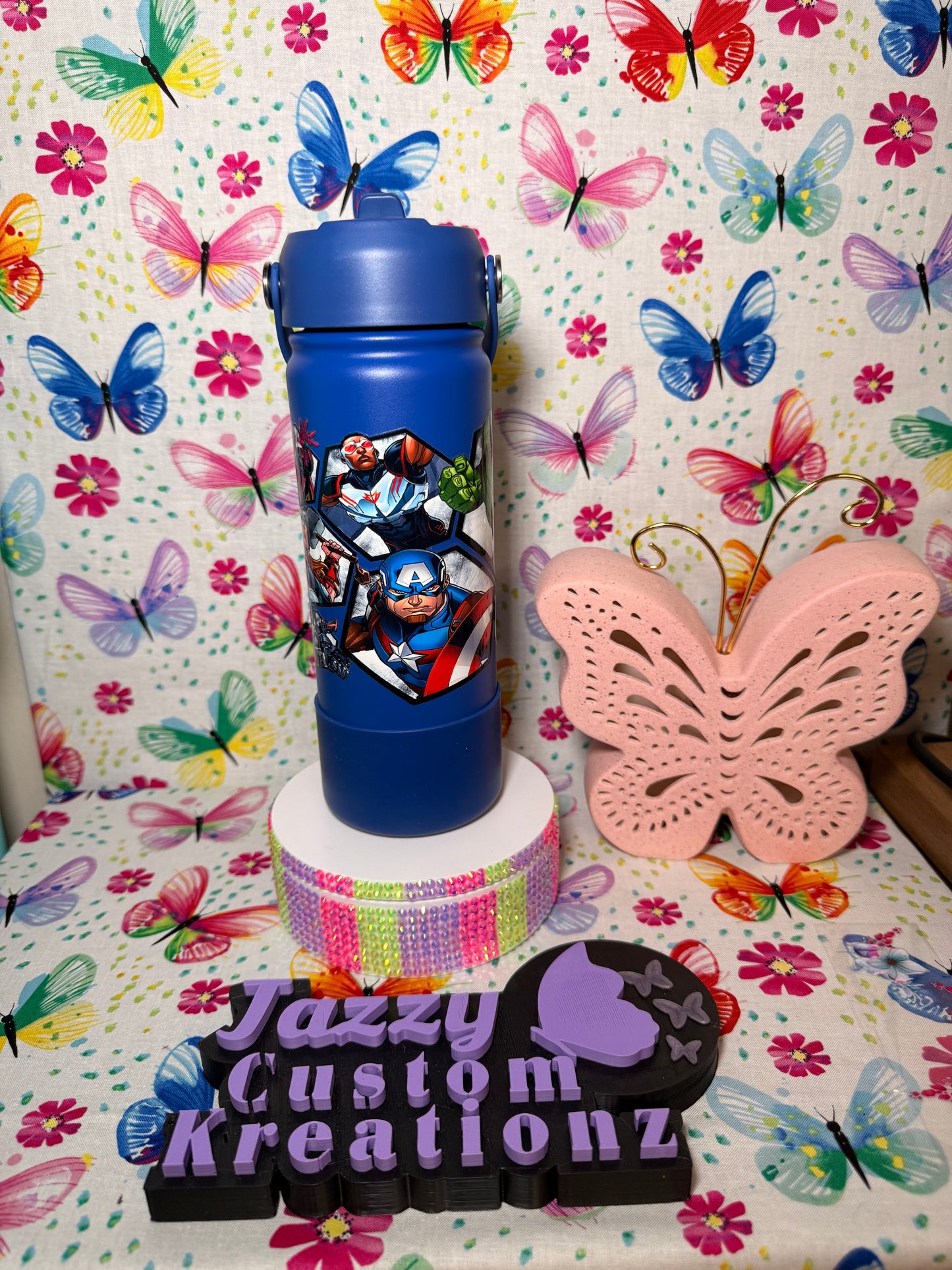 RTS 18oz Insulated Superhero Tumbler