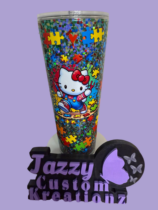RTS 24oz Autism Awareness Snowglobe