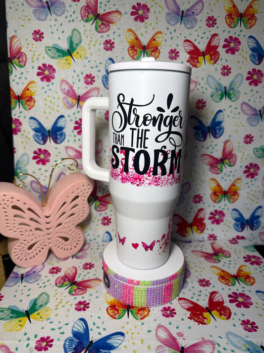 RTS 40oz Breast Cancer Insulated Tumbler