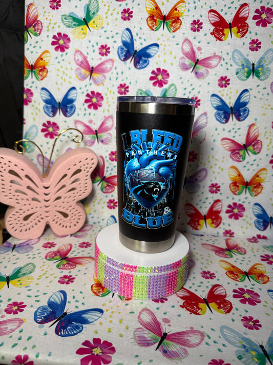 RTS 20oz Insulated Carolina Panthers Tumbler